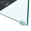 Table basse moderne à deux niveaux - verre trempé transparent et texture marbre, design de rangement multifonctionnel. L'étage inférieur comprend un tiroir. Peut être utilisé comme table basse, table d'appoint, etc.-339198509