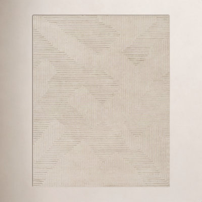 Polk Hand-Tufted Geometric Rug