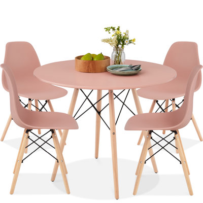 Kivan 4 - Person Four Leg Dining Set