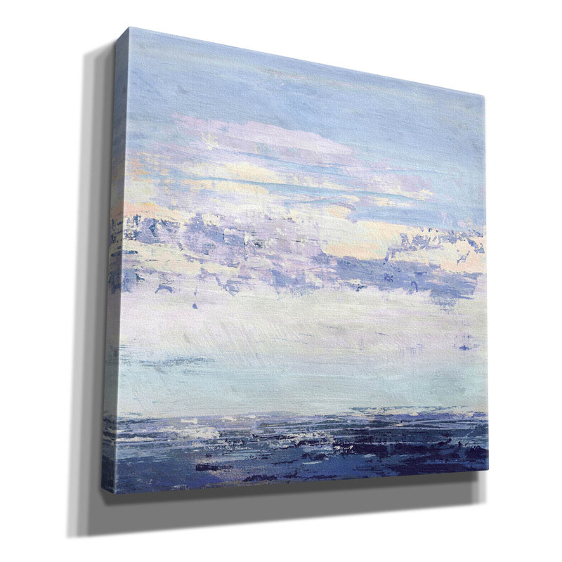 «Blue Wave No 2» par Suzanne Nicoll, H 12 po x l 12 po