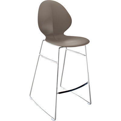 Tabouret ergonomique Basil avec base en métal