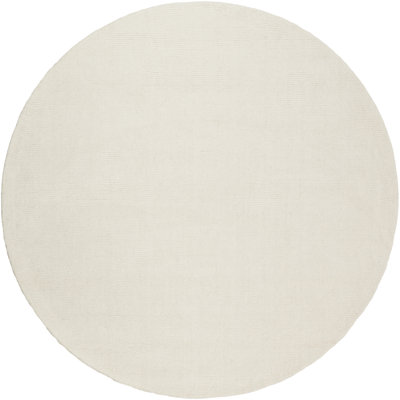 Crowe Light Beige Hand-Loomed Wool Rug