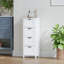 Armoire de salle de bain 4 tiroirs peu encombrante