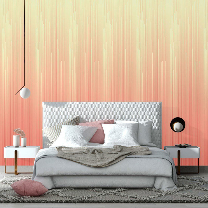 Rouleau de papier peint adhésif doux L 126 po x l 24 po Melanii