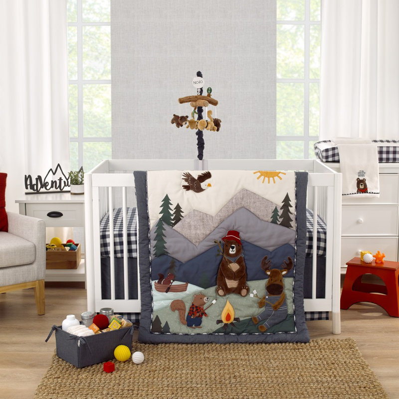 Drap-housse pour lit de bébé Nojo Into the Wilderness
