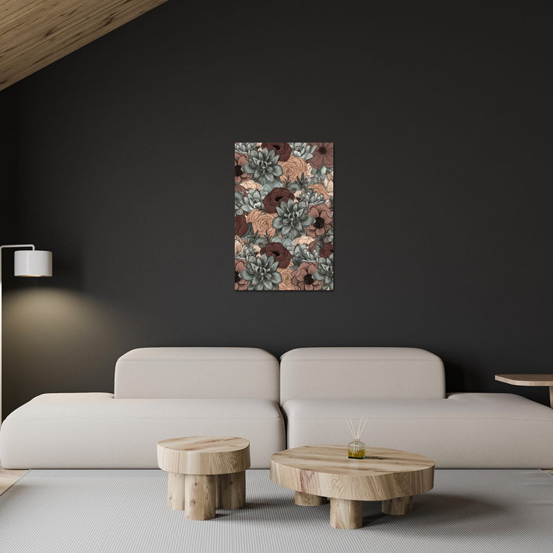 " Moody Succulent Florals " Print