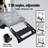 Foldable Welding Table Capacity Welding Workbench, Carbon Steel Work Bench with 3 Tilt Angles,Retractable Guide Rails for Welding Assembly Repair