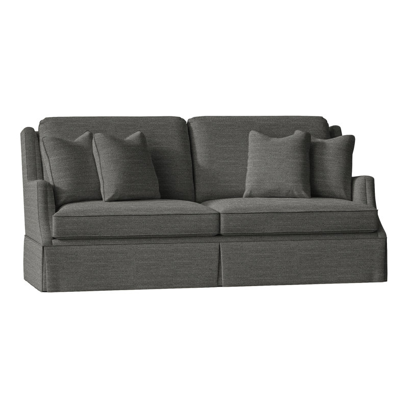 Savannah Slipcovered Sofa, Perigold Ishi Platinum