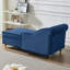 Chaise longue moderne avec revêtement en velours-129598852