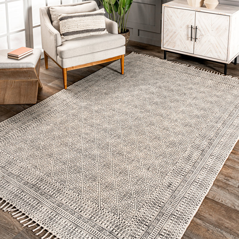 Tapis gris Argle, Rectangle 5 pi x 8 pi