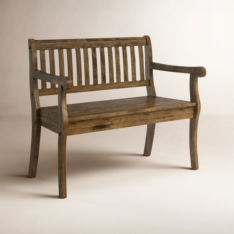 Banc de rangement Castile, Brun délavé