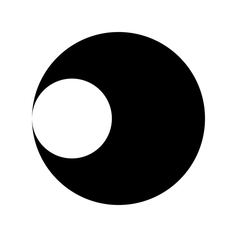 Circles II - impression sur toile tendue, H 12 po x l 12 po x P 0,75 po