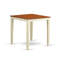 Ensemble de cuisine 5 pièces comprenant une table carrée et 4 chaises de salle à manger, 91 x 91 cm, couleur babeurre et cerisier-680205055-680205053-680205049