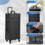 Trousse de maquillage professionnelle 4 en 1, trousse de maquillage à roulettes-23405254