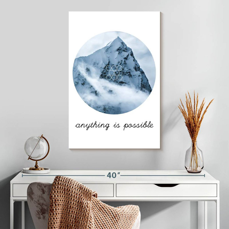 Tergel Geo Tout est possible, H 30 po x l 20 po