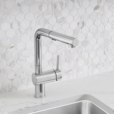 Linus Low Arc Pull-Out Dual-Spray Kitchen Faucet