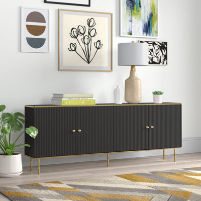 Buffet noir 71,7 po Camelia