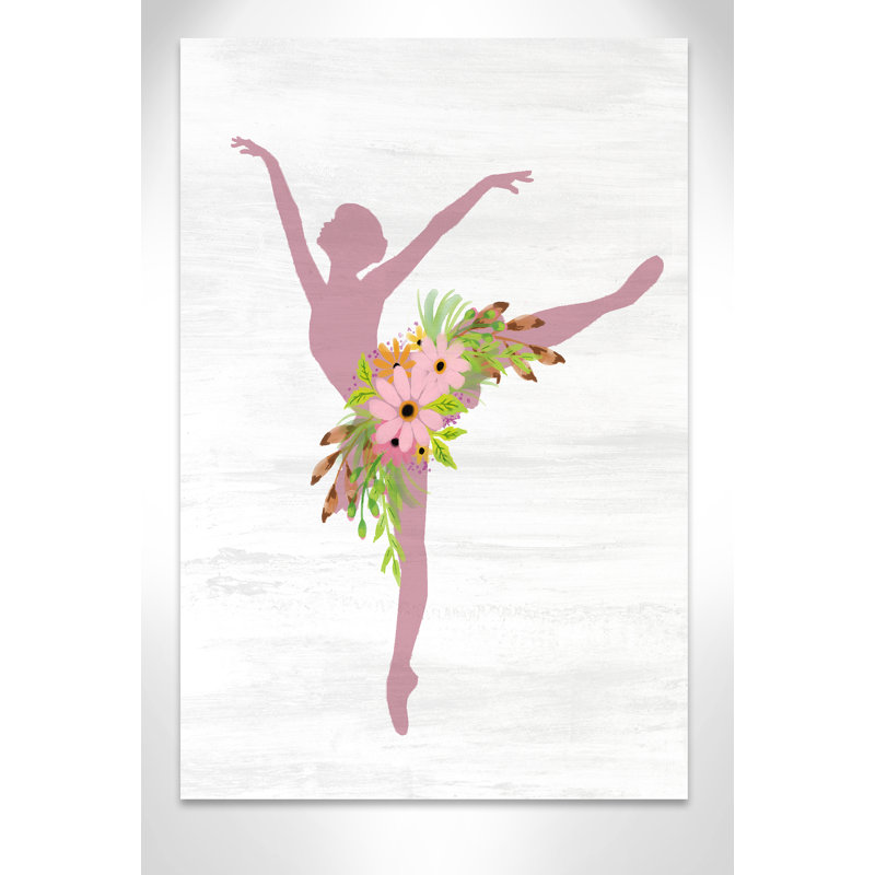 Ballet toute la journée 3, H 36 po x l 24 po x P 1,5 po, Toile