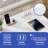Aimaan L-Shaped Computer Desk with Power Outlet-1160079030