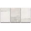 "Minimalist" Beige & Gray Tunes, dessin abstrait de lignes d'horizon abstraites, images murales modernes neutres simples, impression sur toile encadrée, 3 pièces x 3 pièces-119461082-94433810-94433813