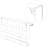 Calianna Acrylic 12 Compartments Shelf with 3" H Mini Cube