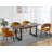 Black Color,Square Extendable Dining Table With Metal Leg,Modern Space Saving Kitchen Table For Living Room( 70.86" W X 31.5" D X 29.5" H)-1825671126