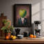 Apple Head Executive Surrealism 1 Piece Single Picture Frame Wall Art-1011471272-1011471273