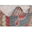Tapis rouge/bleu oriental médaillon bidjar Bertha