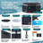 Inflatable Cold Plunge Tub for Athletes, Ice Bath Tub with Insulated Lid Non-Slip Mat, Water Chiller Compatible, Portable for Outdoor & Indoor Recovery, 79"L x 79"W x 33"H, Black