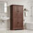 Farmhouse 4-Door Bathroom Floor Storage Cabinet With Adjustable Shelves, Pantry Cupboard-1747467436
