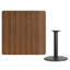 Plateau de table stratifié carré Jack avec base à hauteur de table-1984142540-1984142532
