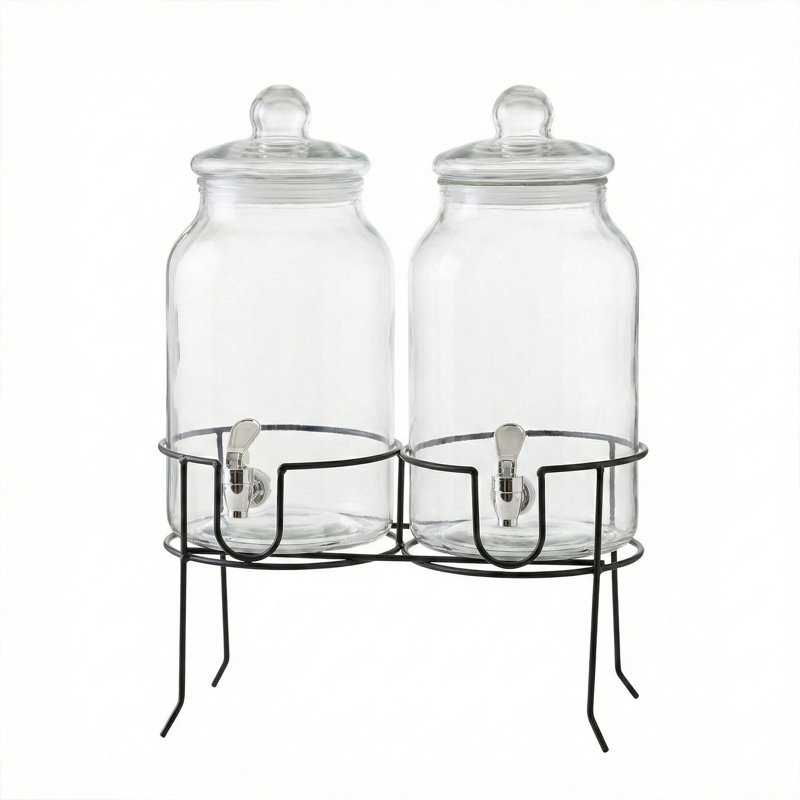 Ensemble de distributeur de boissons 2 pièces Izeck