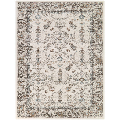 Tapis oriental gris anthracite Clarkson