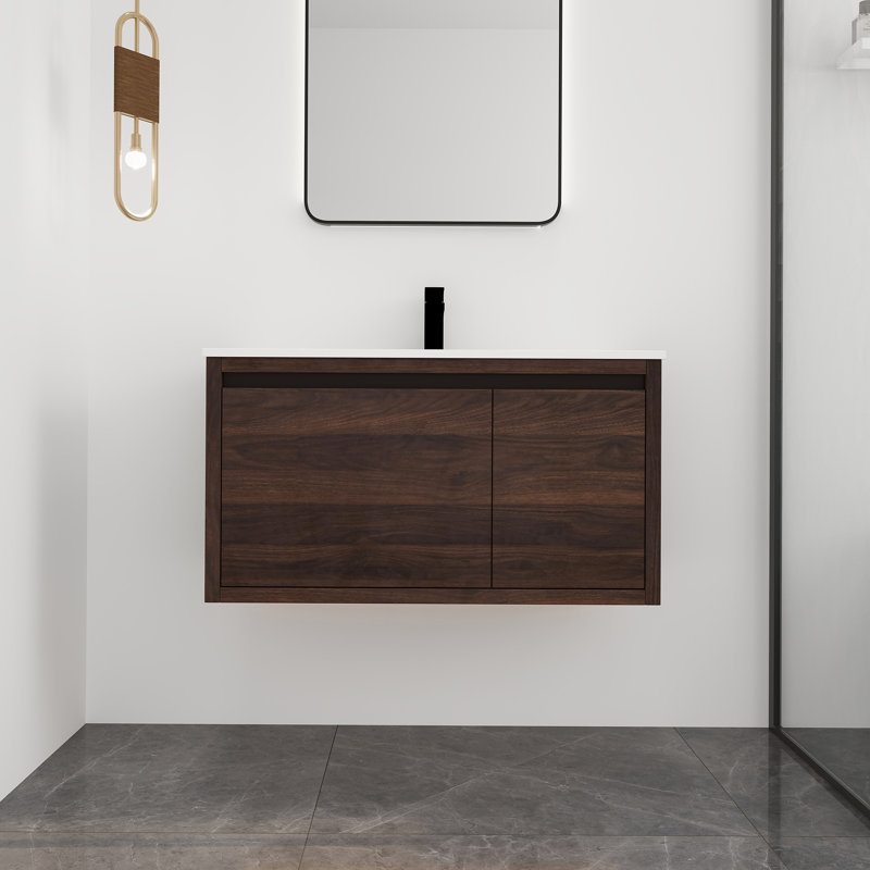 Meuble-lavabo 36 po avec lavabo en gel