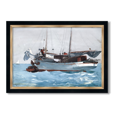 «Take on Wet Provisions», 1903 - Winslow Homer - Toile encadrée sur mesure