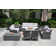 Omied Wicker/Rattan 9 - Person Seating Group With Cushions