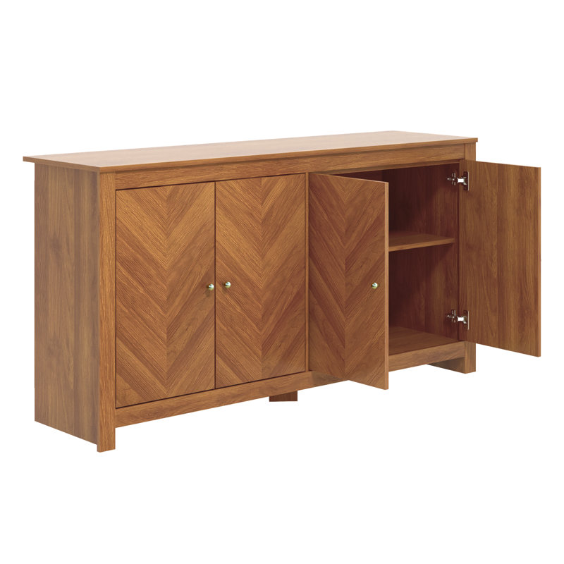 Aleshire 58.4'' 4 Door Sideboard Buffet