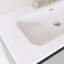 Meuble-lavabo mural simple avec comptoir intégré en céramique blanche-1965274281-1965274290