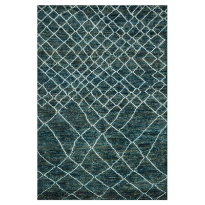 Palumbo Hand Knotted Geometric Indoor Rug