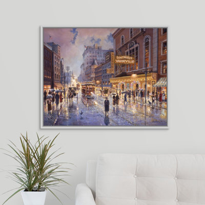 « continuous vaudeville » par jess hager, peinture sur toile