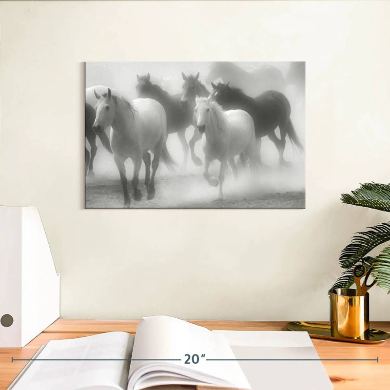 Équipe de chevaux Brampt BW, H 8 po x l 12 po