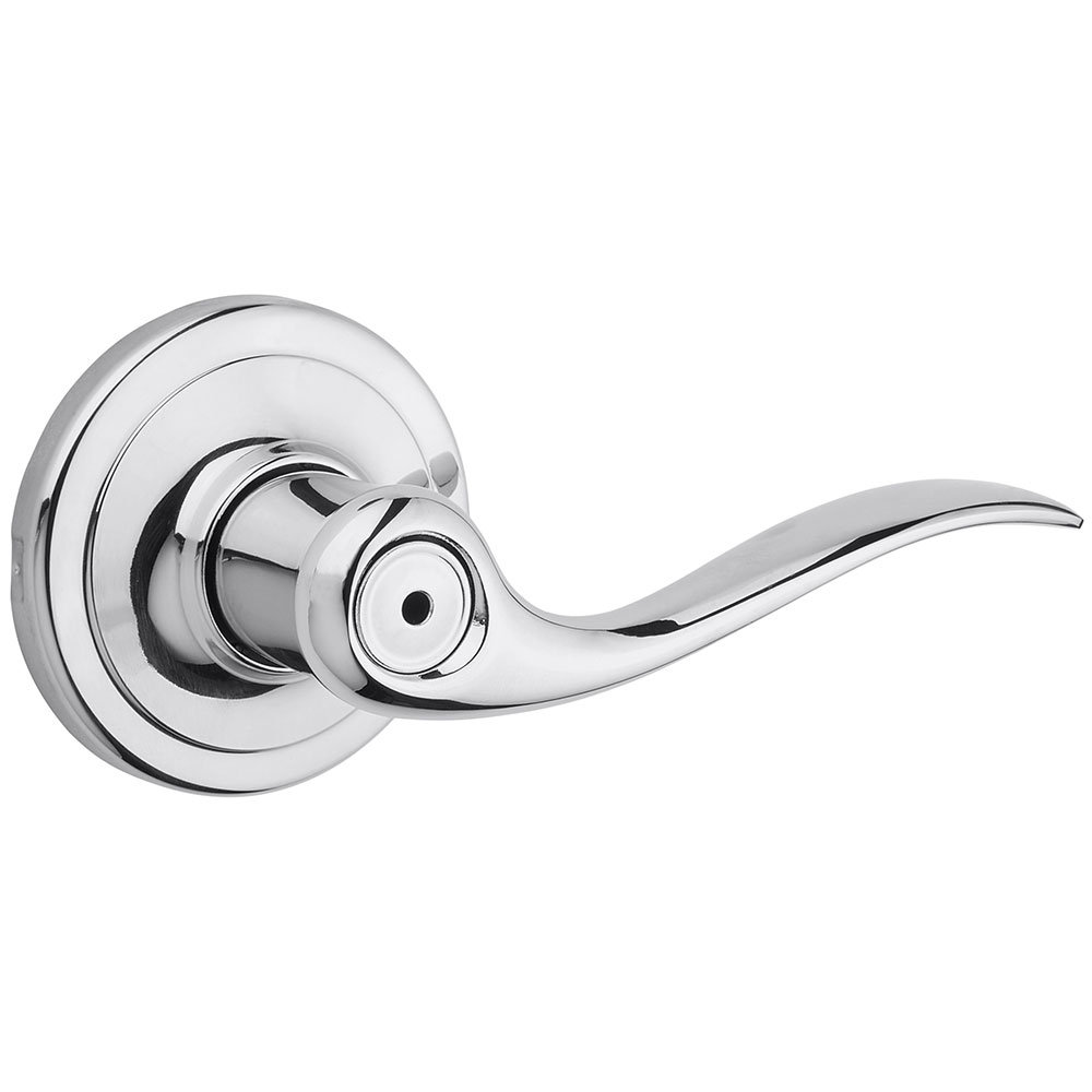 Tustin Door Lever with Round Rosette Kwikset 