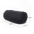 Lara 6.5 Foot Suede Cylindrical Bean Bag, Black-245493383-245493382