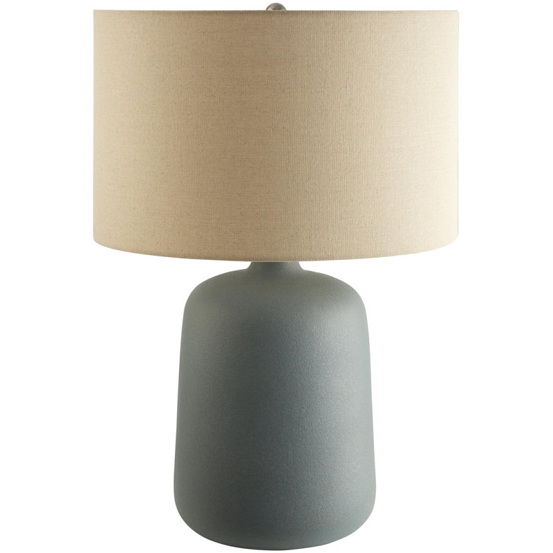 Lampe de table en céramique Dilan, Dark Gray