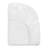 Plain White Quilted Muslin Changing Pad Cover