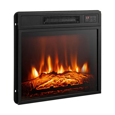 18'' W Electric Fireplace Insert