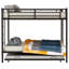Lit superposé simple au-dessus de simple avec lit gigogne Weinstein par Isabelle & Max ™-2024500864