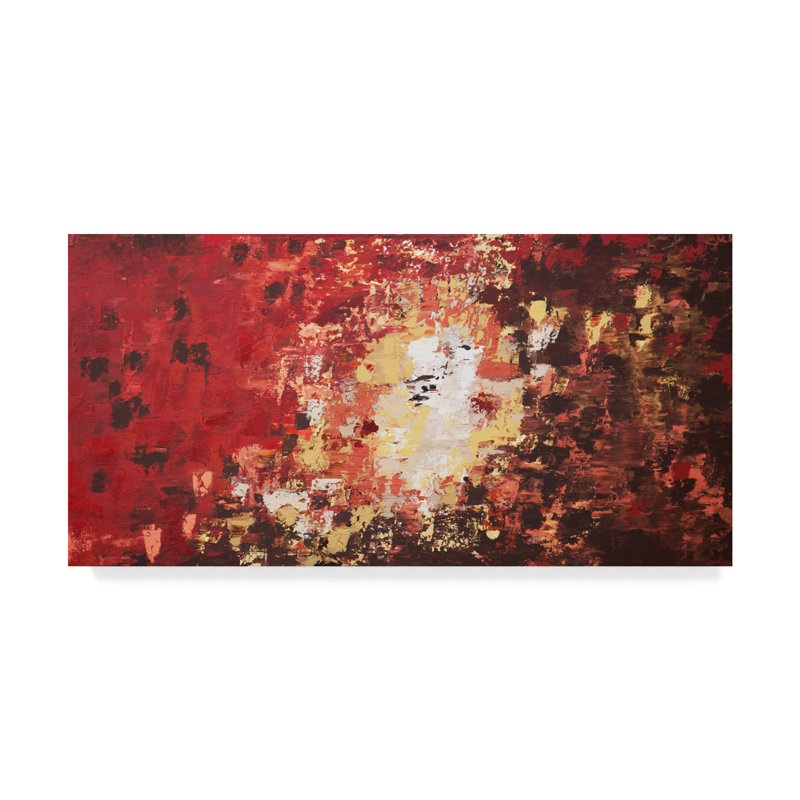 Reproduction de peinture à l'acrylique sur toile tendue Jurica, H 24 po x l 47 po x P 2 po