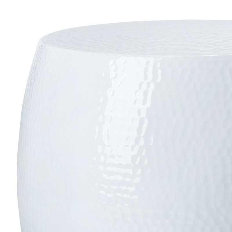 table de bout cylindriques, Blanc