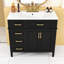 Meuble-lavabo avec 4 tiroirs (1 rabattable), 2 portes et tablette réglable-1245484692